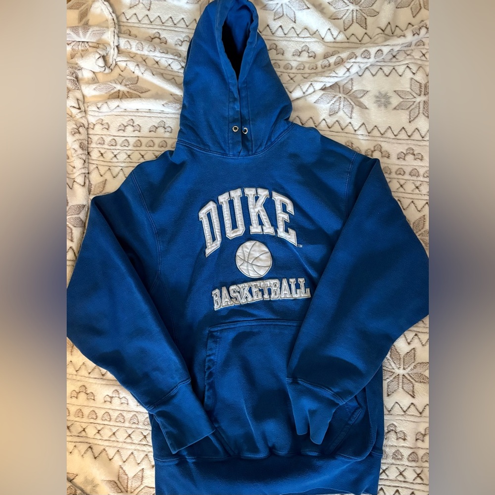 Vintage Steve & Barry's Duke Basketball Royal Blue Pullover Hoodie